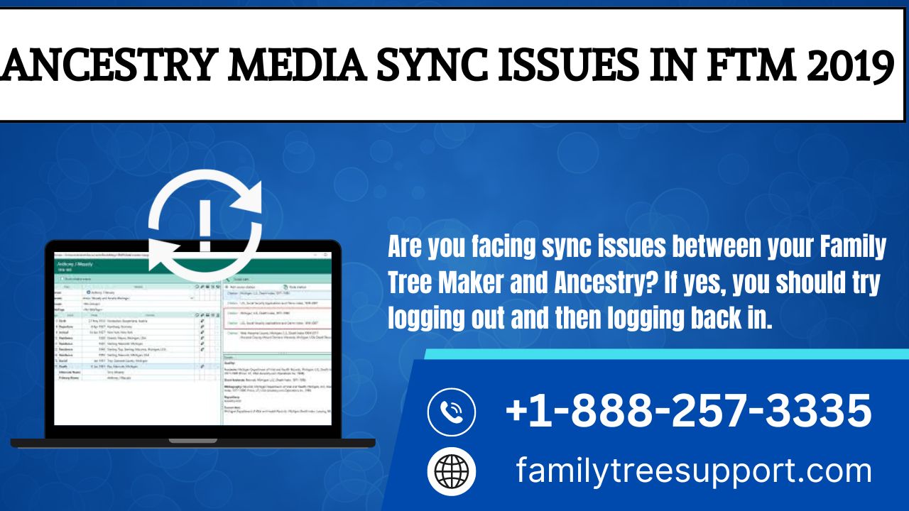 Sync Troubleshooting Guide For Family Tree Maker 2019